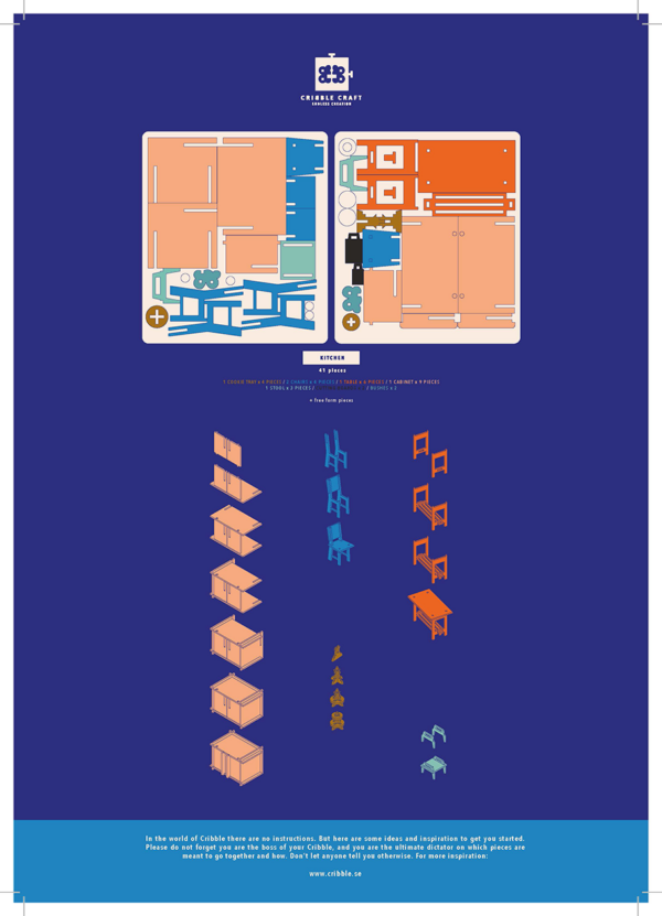 Cribble Kitchen Instructions